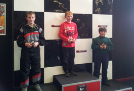 Racing Perfection Kart Academy Eastleigh Cadet Final Podium - Round 6